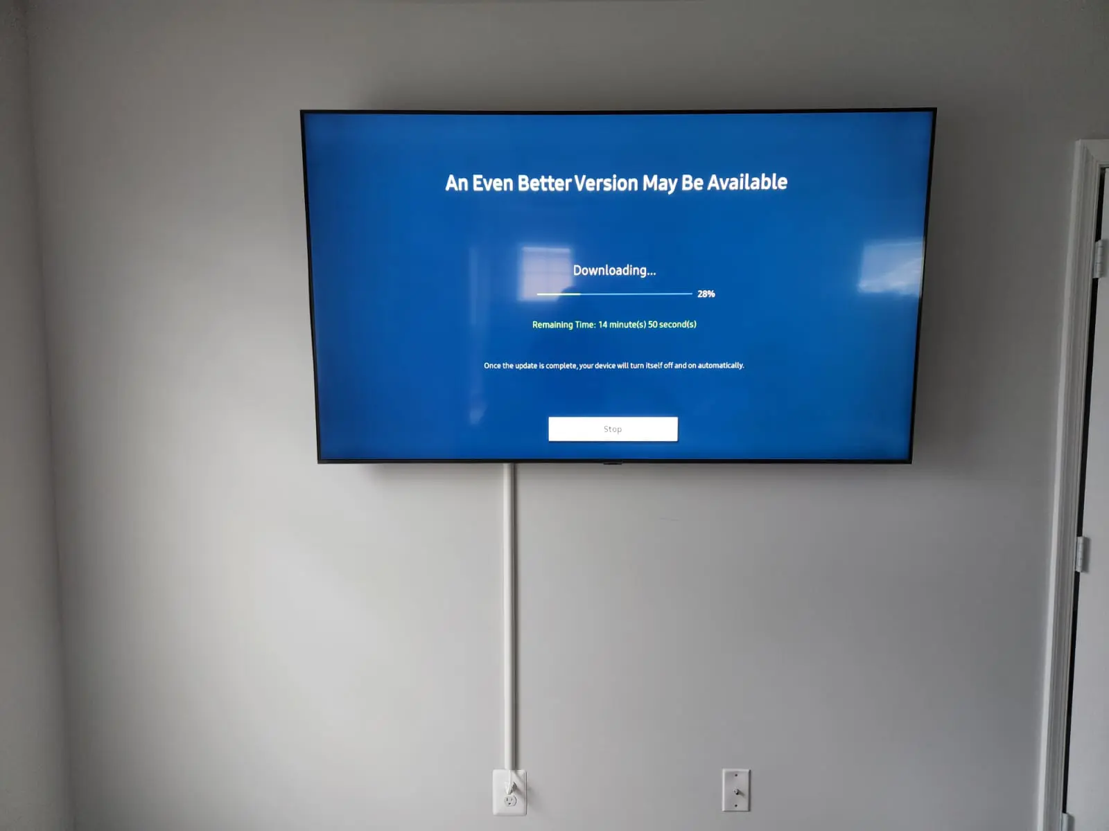 Tv wall mount installation Springfield va basic cord concealment springfield va